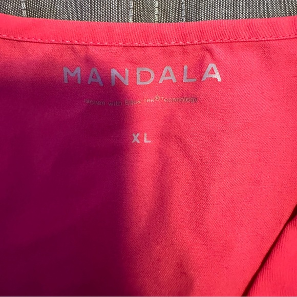 Mandala Brand, Hot Pink Scrub Top - Picture 2 of 2